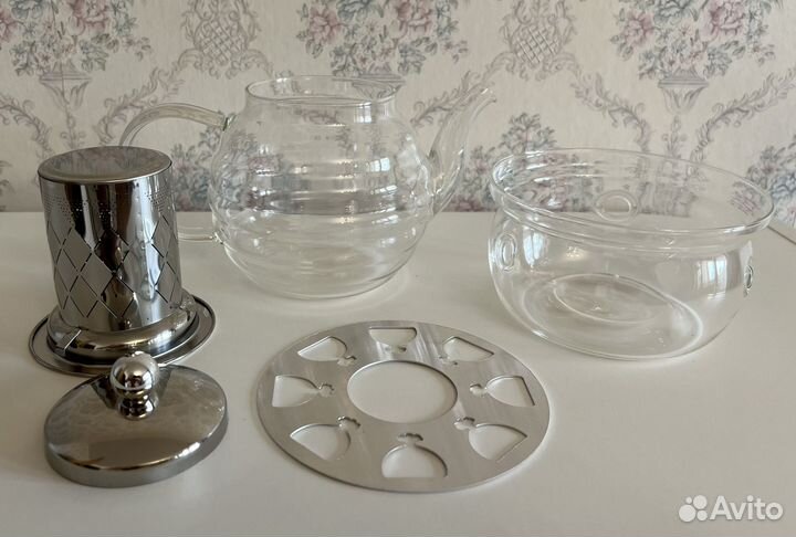 Чайник заварочный стеклянный