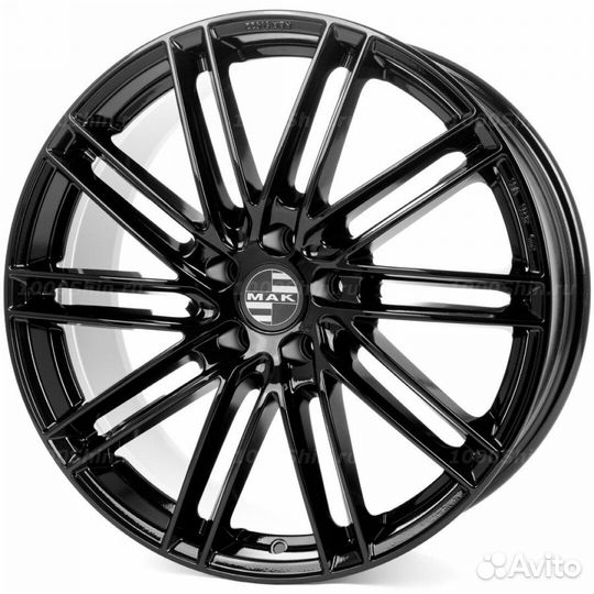 Диск 9,5*21 5*112 ET25 66,45 MAK Leipzig Gloss Black