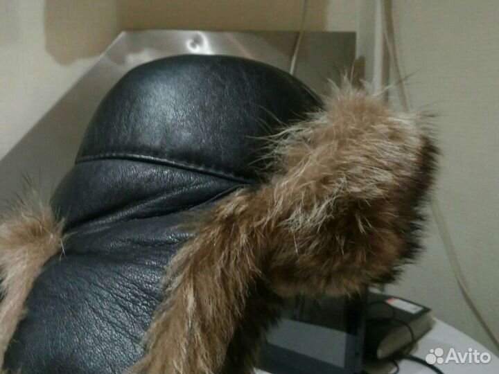 Шапка ушанка мужская меховая