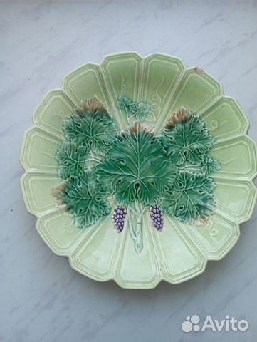 Блюдо старинное Виноградная лоза (Кузнецов)