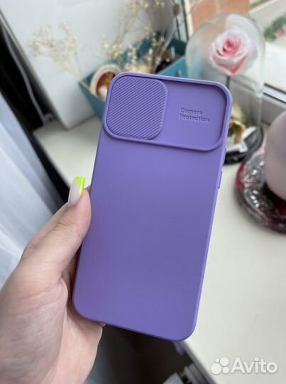 Чехлы на iPhone X/XS и 12pro(фиолетовый)