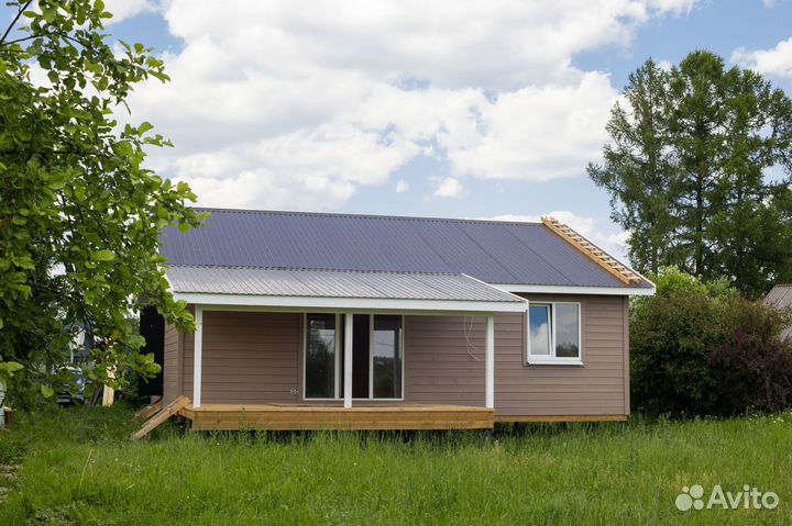 Каркасный дом для постоянного проживания 60 м