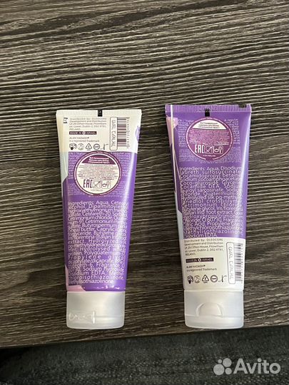 Тонирующий израильский шампунь и бальзам для блонд