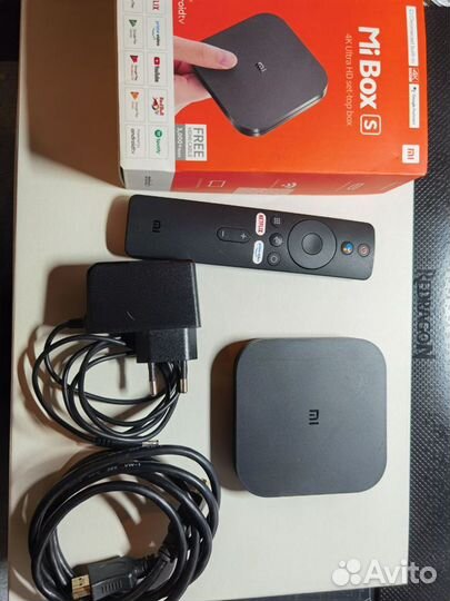 Xiaomi Mi Box S 4K Ultra HD андройд тв-приставка