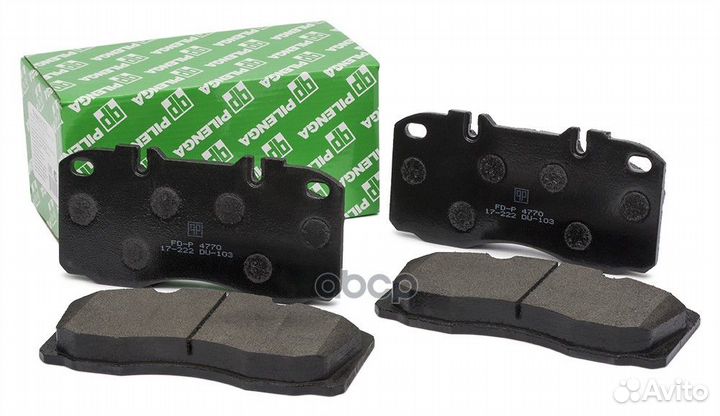 Колодки тормозные iveco daily 06- передние FD-P