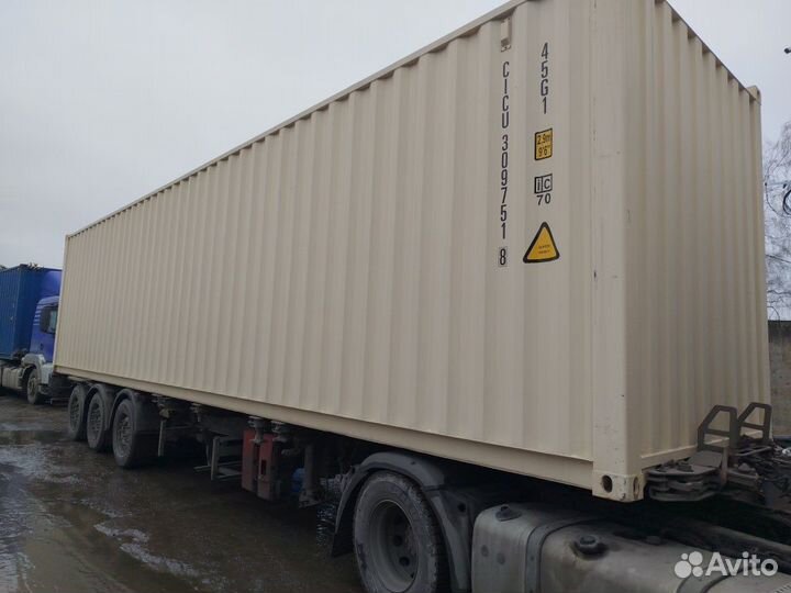 Морской контейнер 40 футов новый высокий