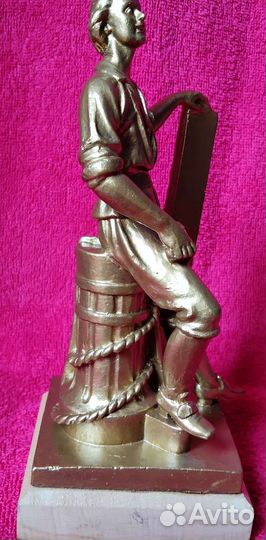 Статуэтка. Петр 1. Металл