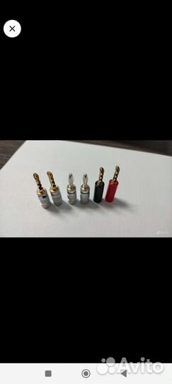 Акустический разьем банан Nakamichi лопата угол