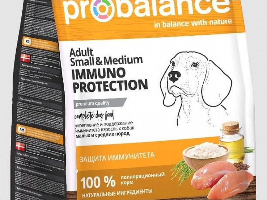 Probalance корм сухой для взрослых собак малых и с