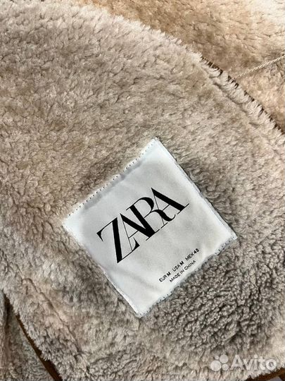 Дубленка мужская пилот Zara