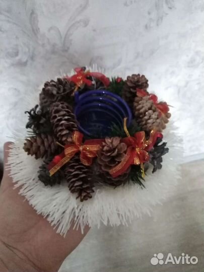 Подсвечник новогодний