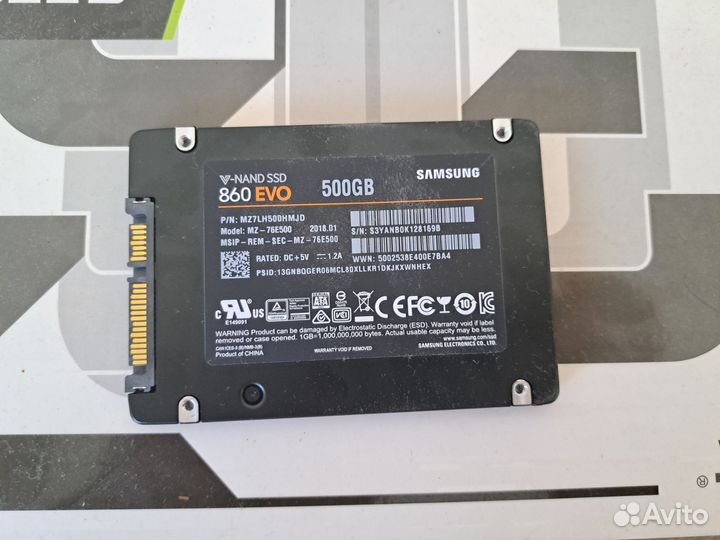 Samsung evo 860 500gb