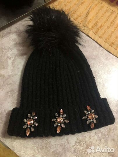 Шапка женская вязаная