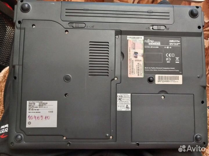 Fujitsu siemens amilo pro v3515