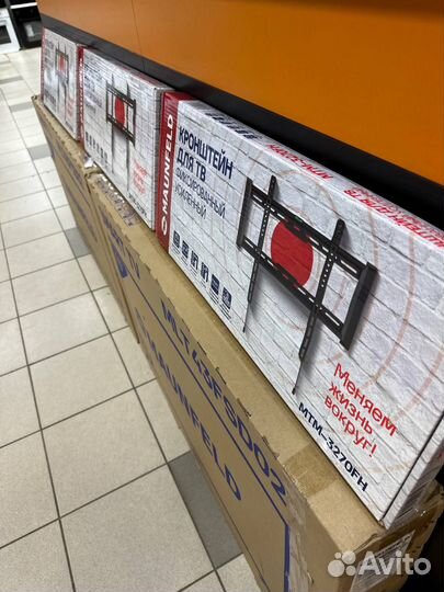 Кронштейн для тв фиксированный усиленный maunfeld