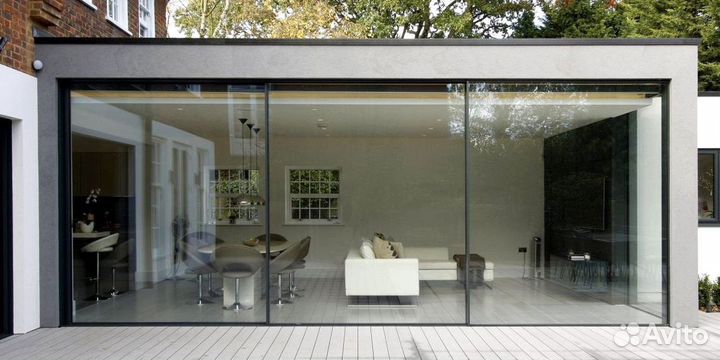 Безрамное остекление