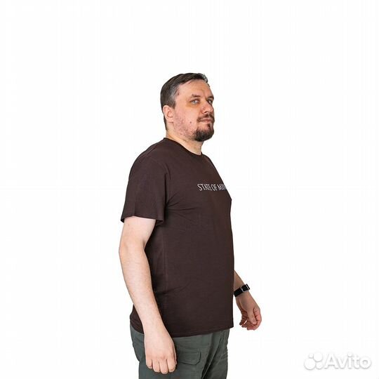 60789 Футболка State of mind, коричневый