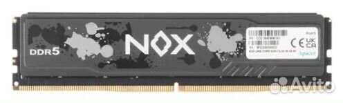 Память DDR5 Apacer Nox 8gb x2 5200mhz