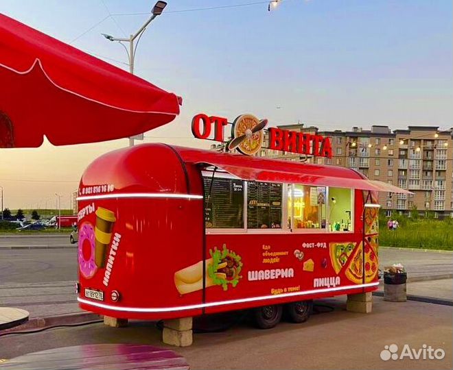 Передвижная автолавка / фудтрак в наличии с оборуд