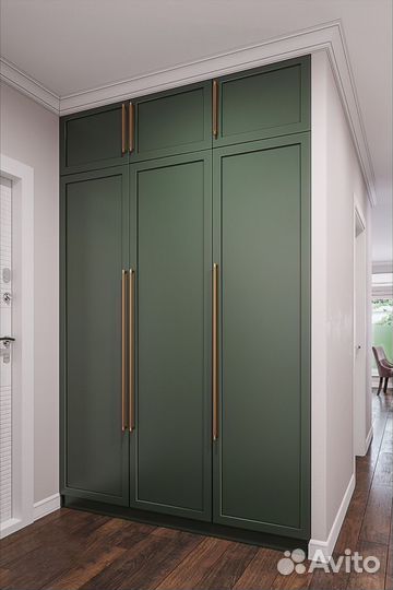 Шкаф в прихожую под ключ