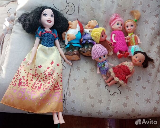 Набор (игровой) кукол Белоснежка и 7 гномов