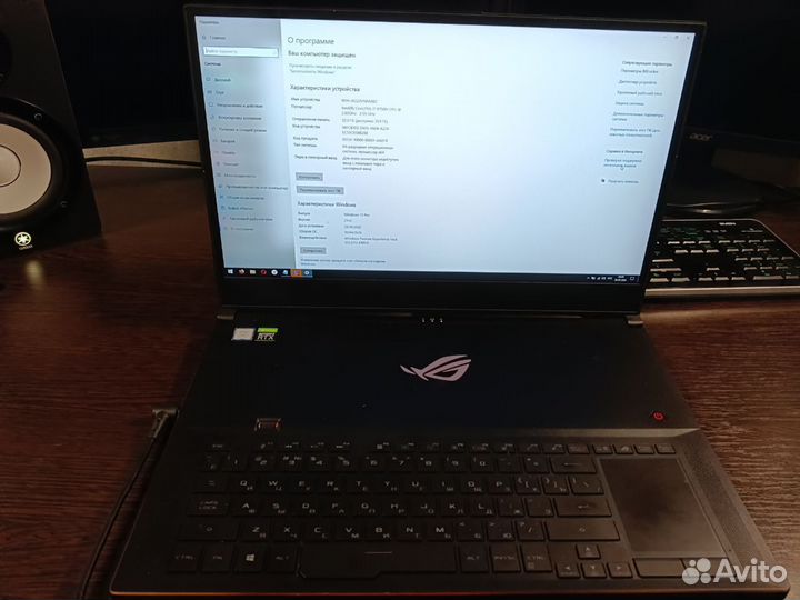 Мощный игровой ноутбук Asus ROG Zephyrus S GX701