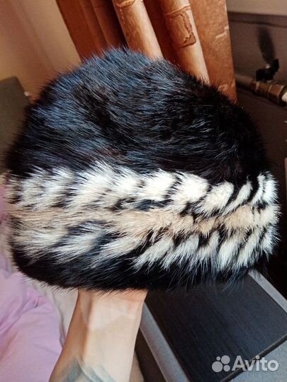 Берет норковый