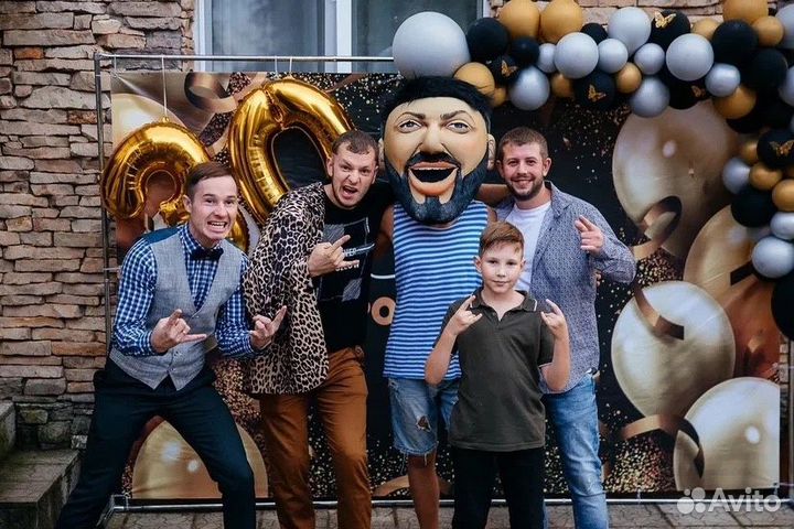 Ростовые куклы, звёзды. Шуточный стриптиз