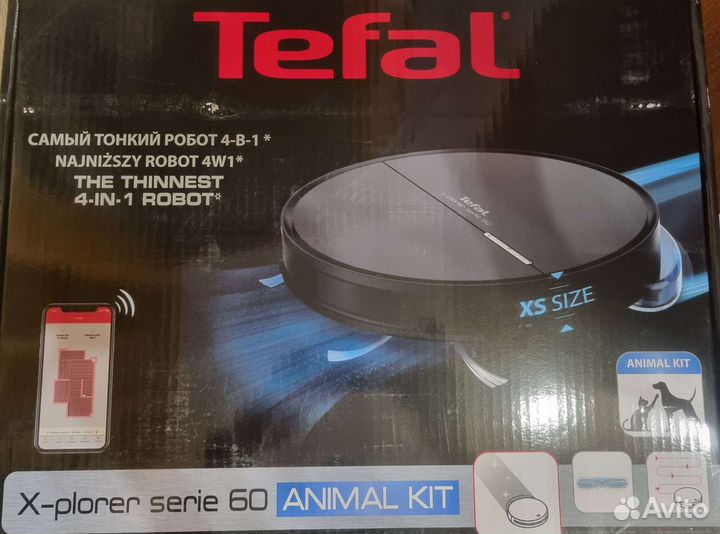 Робот пылесос Tefal serie 60