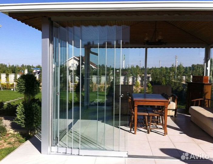 Безрамное остекление