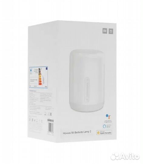 Умная лампа Xiaomi Mi Bedside Lamp 2, белый (MUE40
