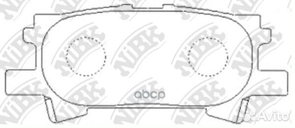Колодки зад. lexus RX30003 PN1498 NiBK