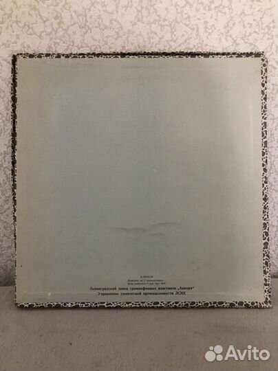 Пластинки Дж. Пуччини «Манон Леско«