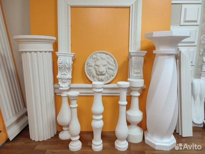 Фасадный декор из пенопласта / фасадный декор