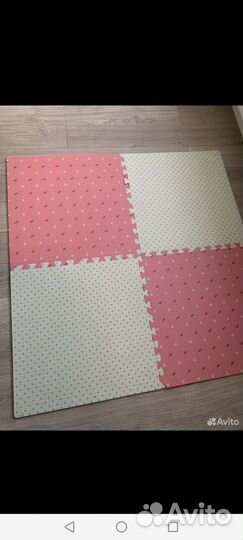 Детский игровой коврик для ползания коврик пазл