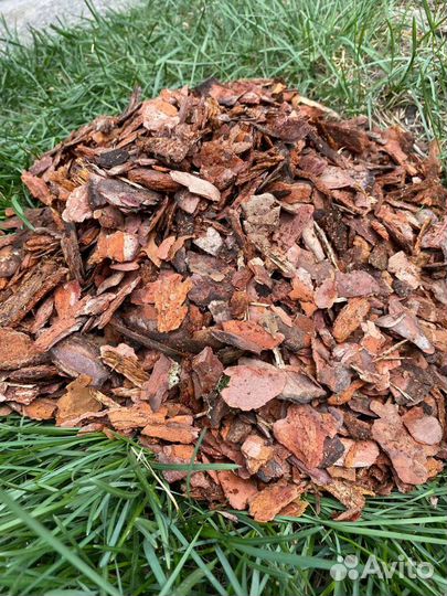 Мульча, кора сосновая от производителя, 60л/меш