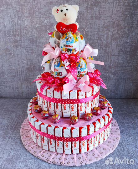 Детский букет из конфет