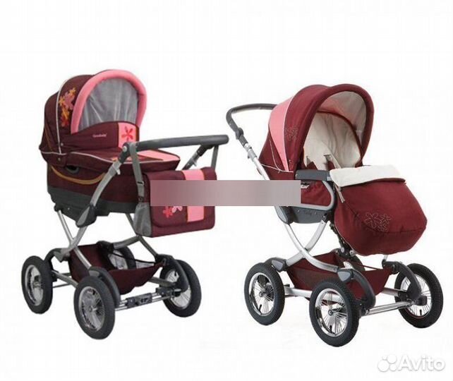 Коляска 2 в 1 Geoby Baby 05, с нюансом