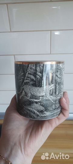 Подсвечник со свечей HM home