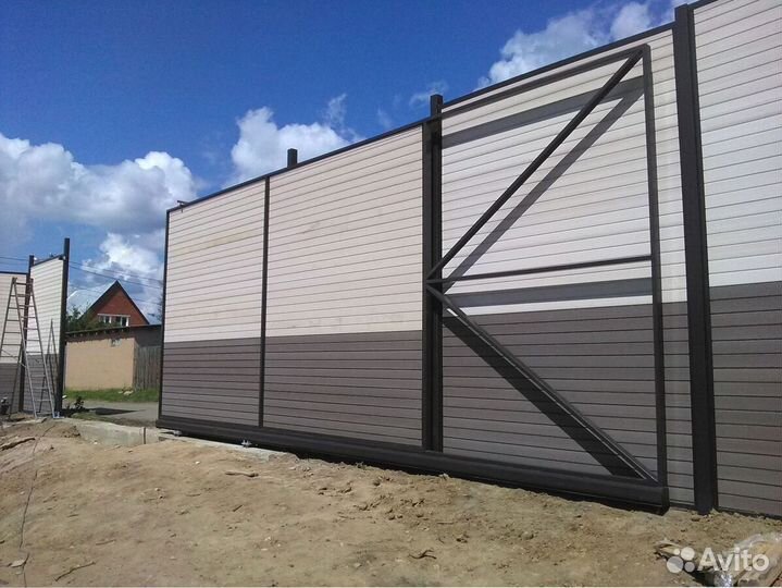 Откатные ворота под ключ