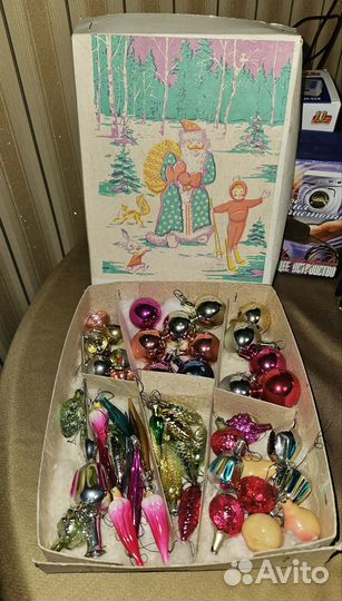 Елочные игрушки набор Малютка СССР