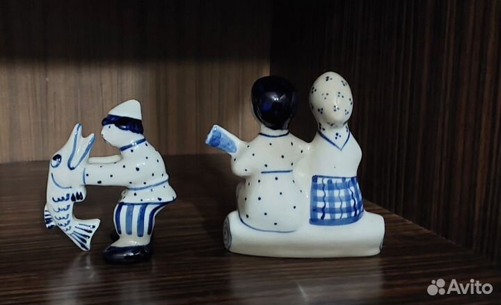 Гжель статуэтки времен СССР