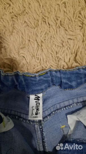 Джинсы для мальчика 140