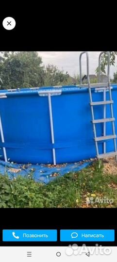 Каркасный бассейн 457 122 бу