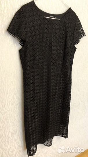 Женское чёрное вечернее классическое платье