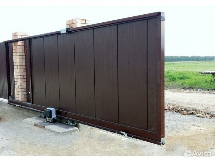 Откатные ворота / Автоматика для ворот