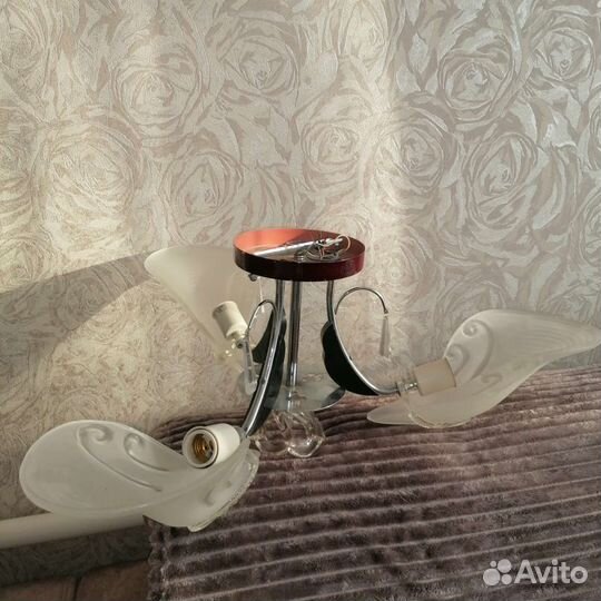 Люстра потолочная бу