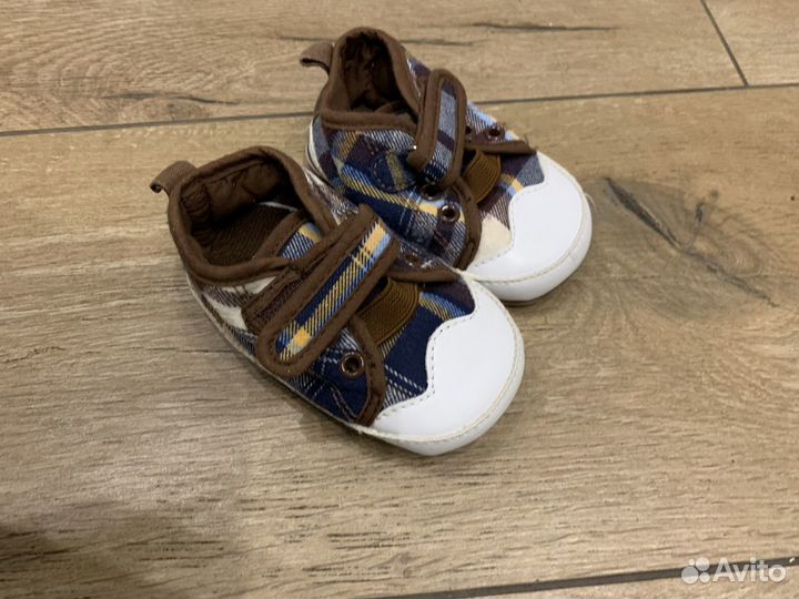 Кеды детские для новорожденных и до 1 года