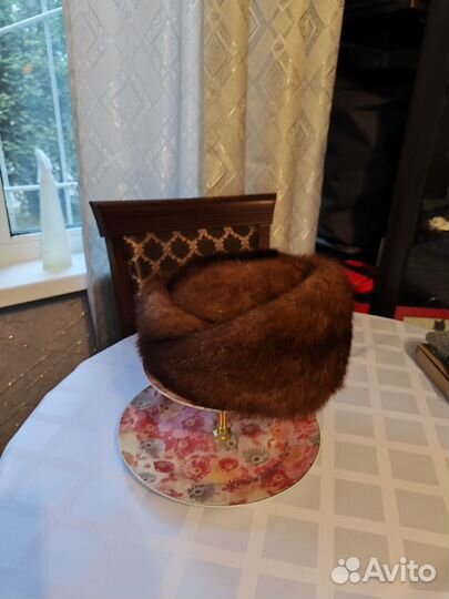 Шапка норковая женская