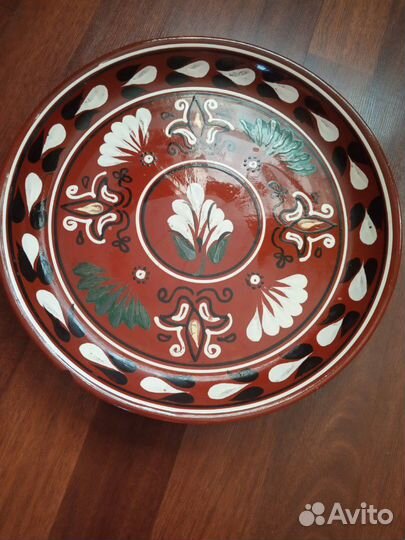 Блюдо глиняное